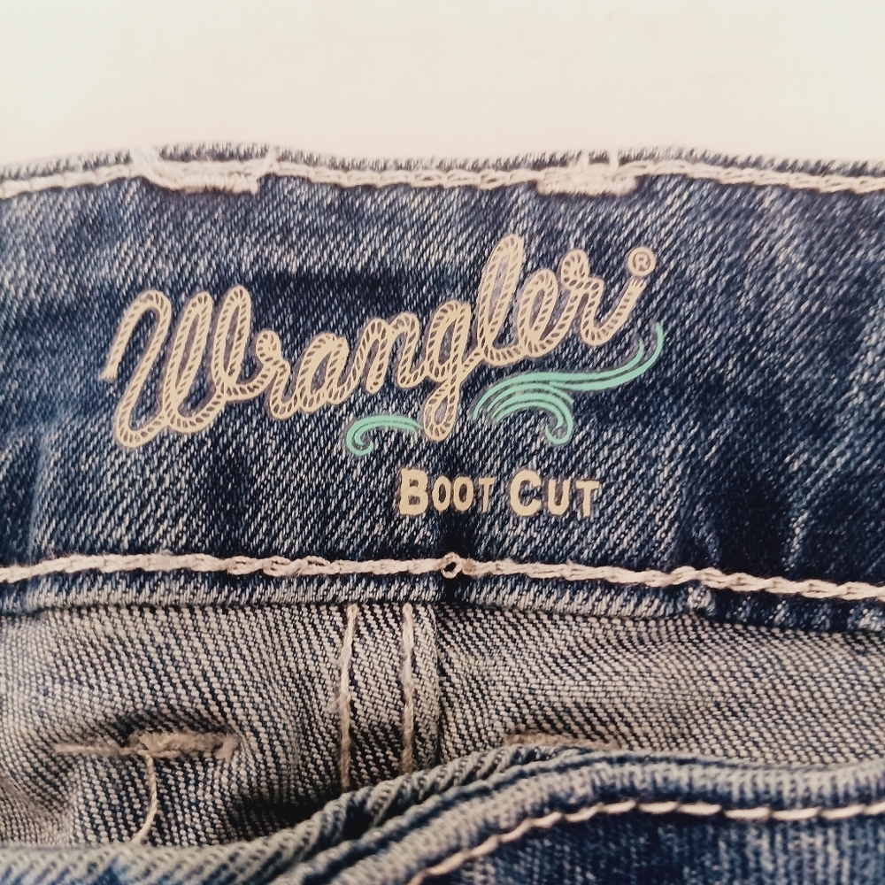 Wrangler Jeans Women's Blue Size 15‎ x 34 Retro Sadie Low Rise Bootcut 1007MWZRT - Picture 2 of 9